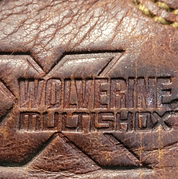 Men Vintage Leather Brown Work Boots By Wolverine Size 10.5M/Men Utility Boots - Picture 10 of 11